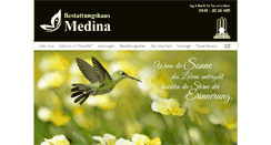 Desktop Screenshot of bestattungshaus-medina.de