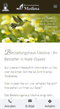 Mobile Screenshot of bestattungshaus-medina.de